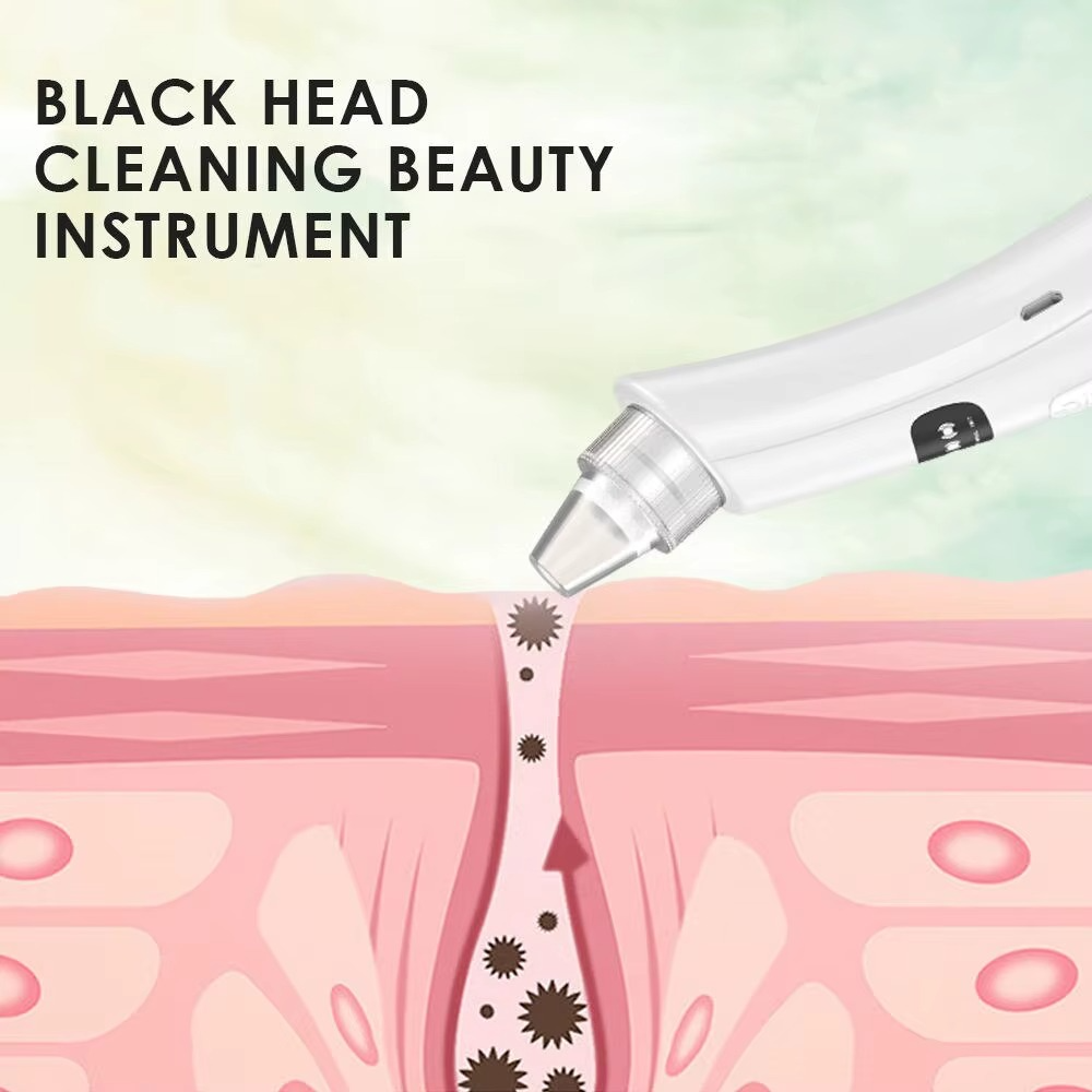 3-Mode Face Cleansing Vacuum – Blackhead Remover & Skin Cleaner ✨💆‍♀️