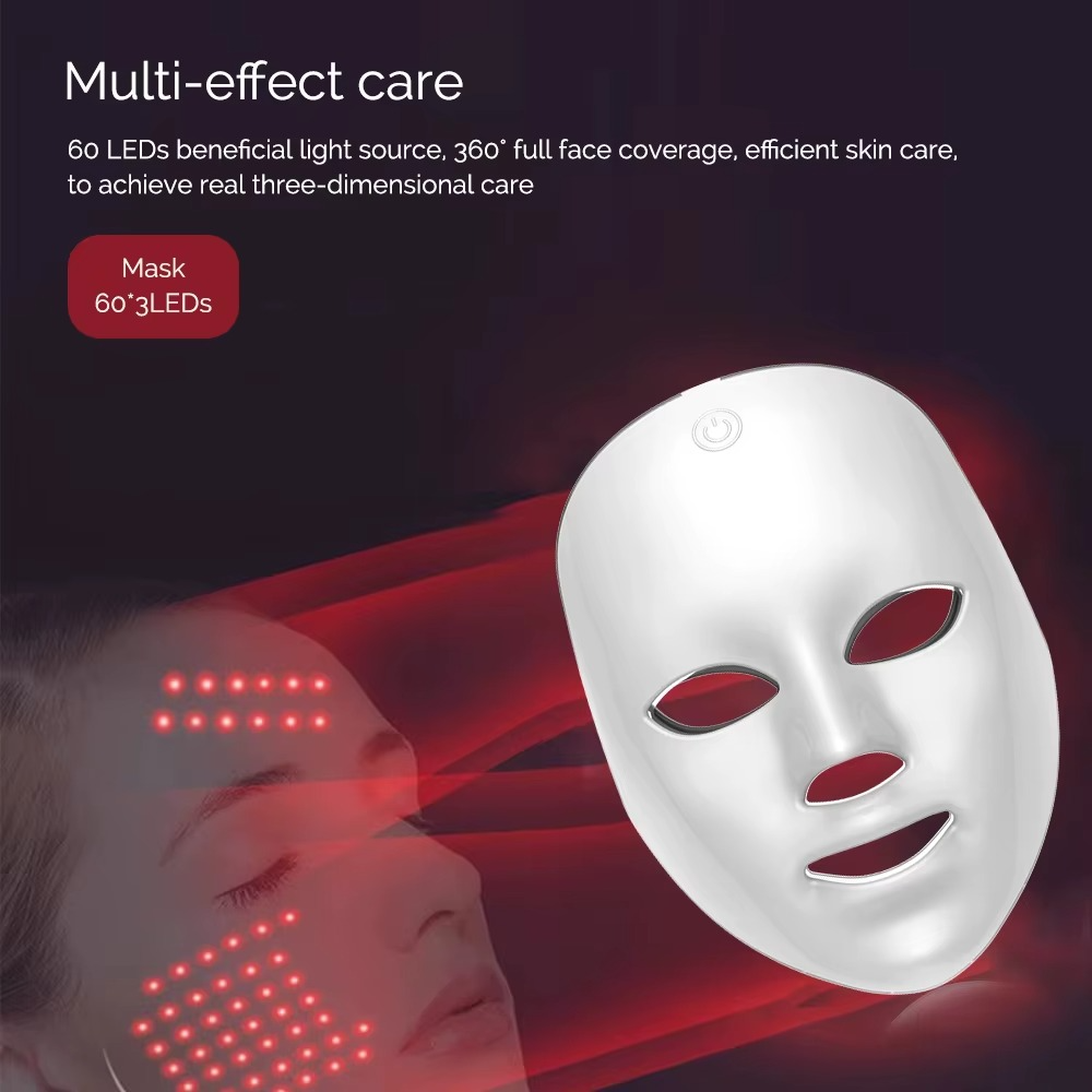 7-Color LED Facial Mask – Anti-Wrinkle Skin Rejuvenation Tool ✨