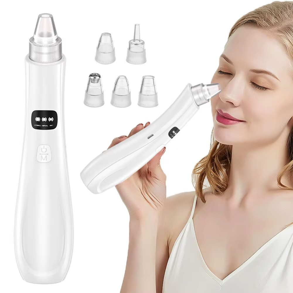 3-Mode Face Cleansing Vacuum – Blackhead Remover & Skin Cleaner ✨💆‍♀️